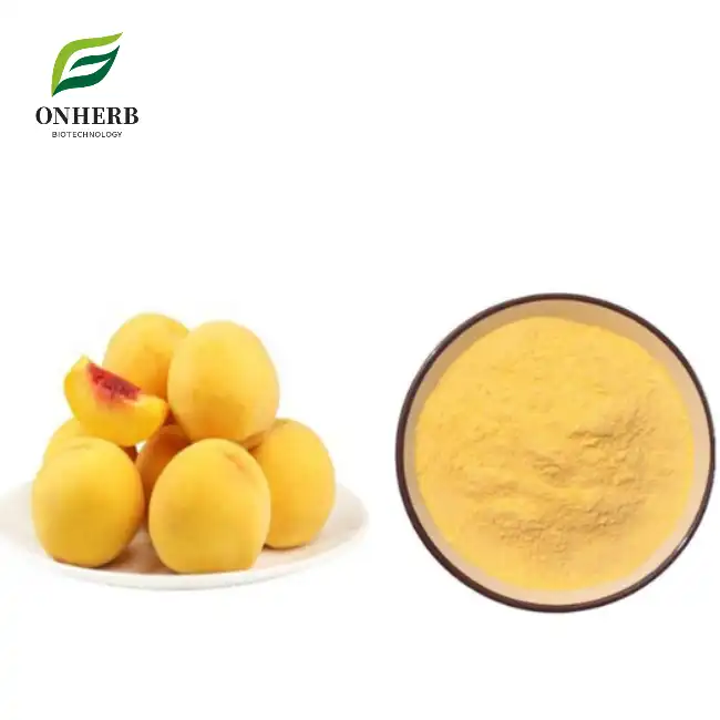 Yellow Peach Fruit Powder